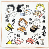 PEANUTS Snoopy 史努比 Everyday 毛巾手帕 日式圖案 壽司 白色